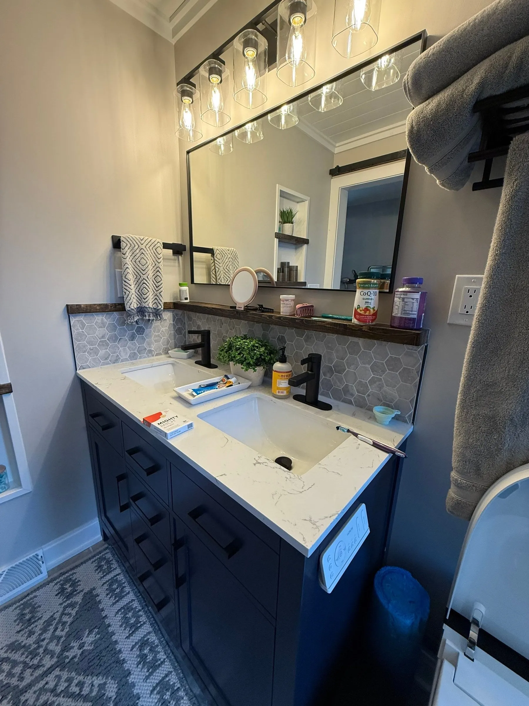 Bathroom Remodeling — finished project photo